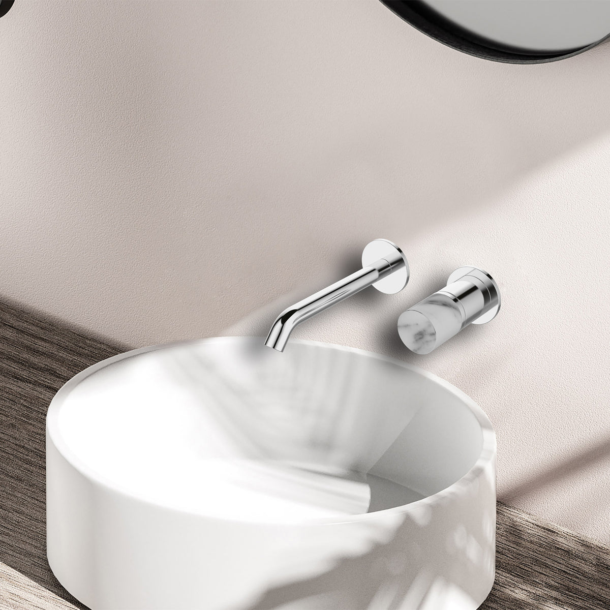 Miscelatore lavabo da incasso