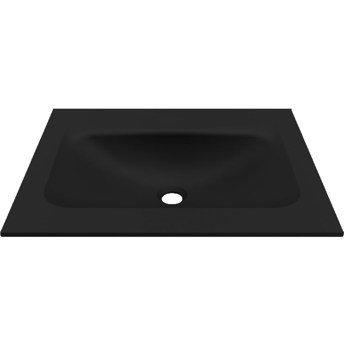 Lavabo Keratek Nero Opaco