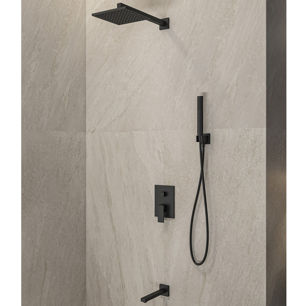 Set miscelatore da incasso