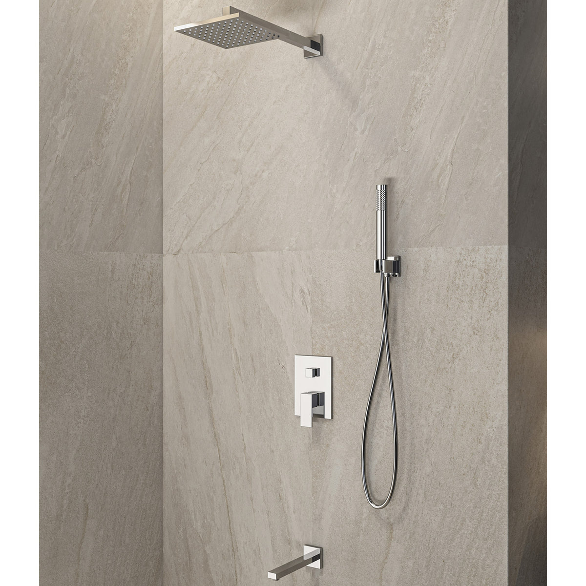 Set miscelatore da incasso