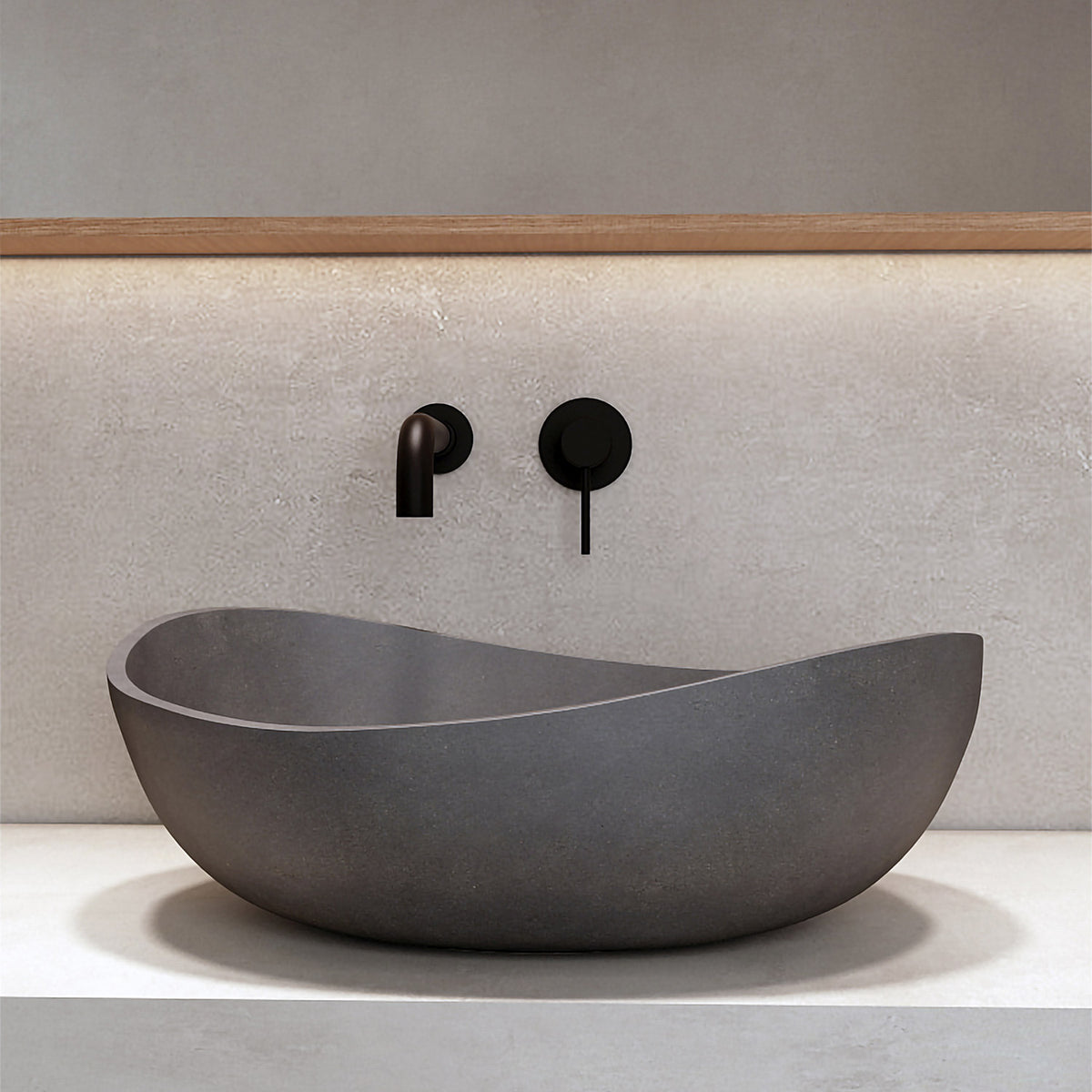 LAVABO DA APPOGGIO - ERIS - CEMENTO
