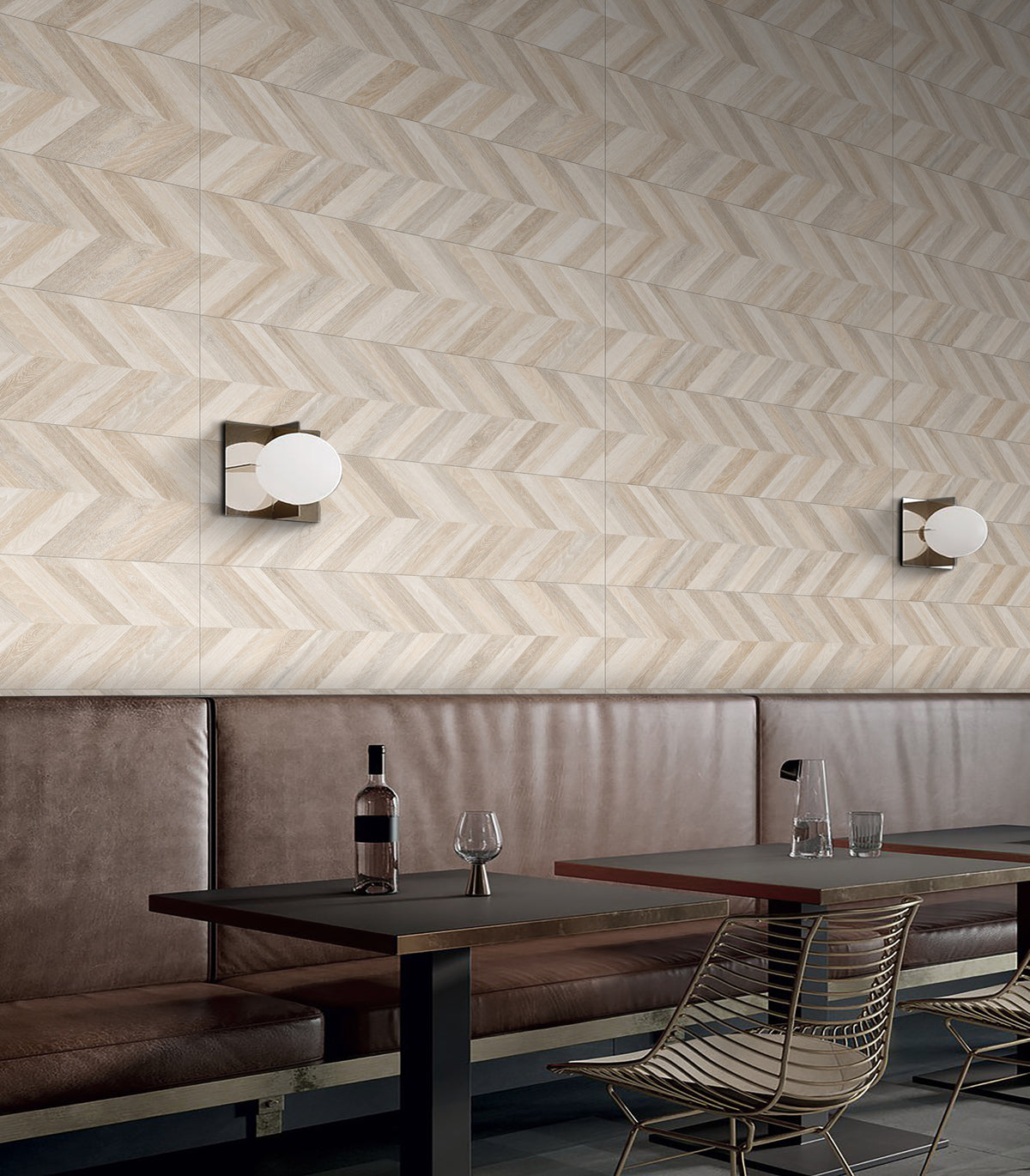 Chevron Grigio 30x120