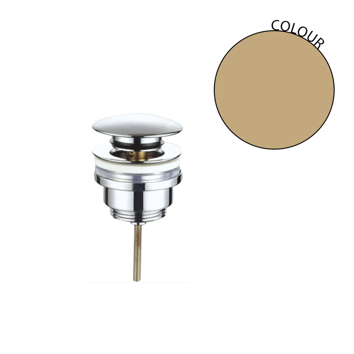 Valvola universale split in ottone Rose Gold