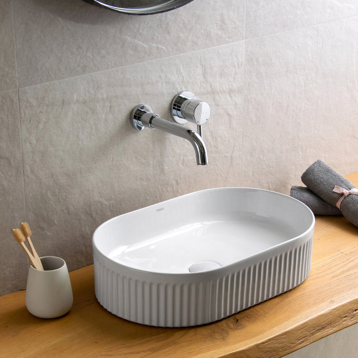 Lavabo da appoggio