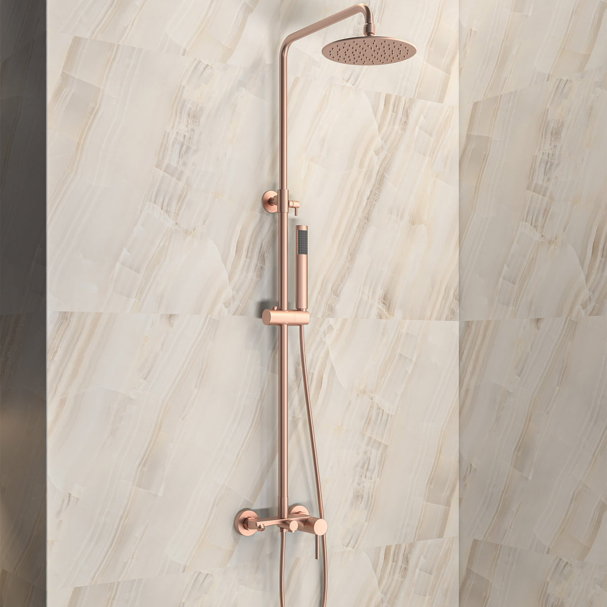 Miscelatore doccia fissa