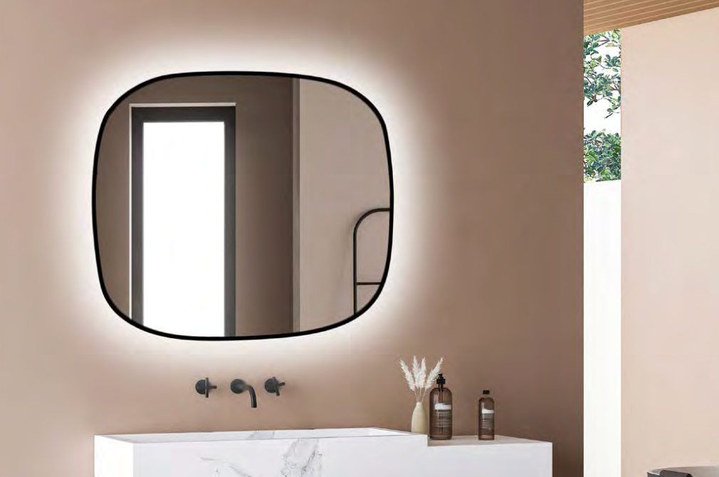 SHARON – Specchio Black 800x700x24mm