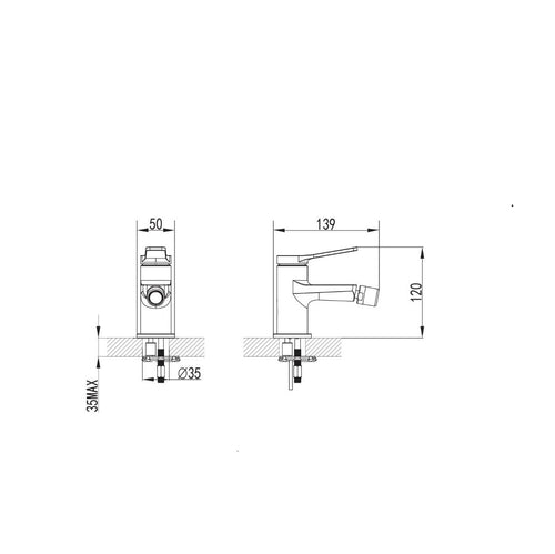 Andare Bianco WNW468073PH mix bidet