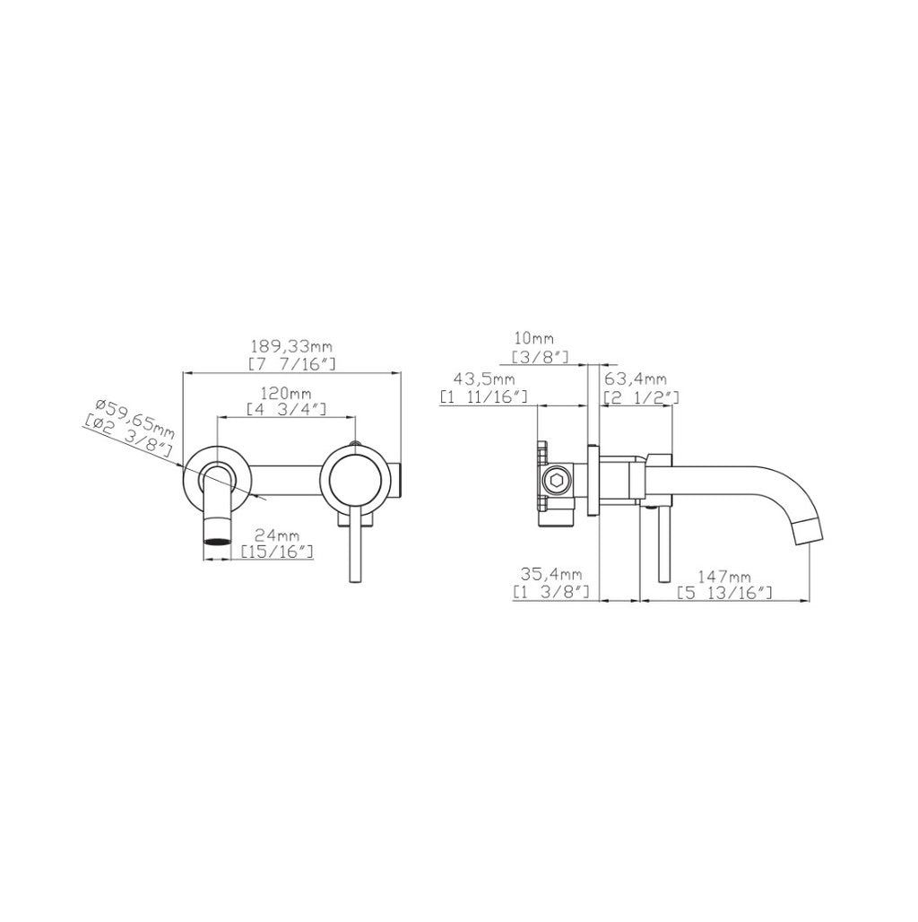 Artemis Oro Spazzolato 911-P mix lavabo da incasso