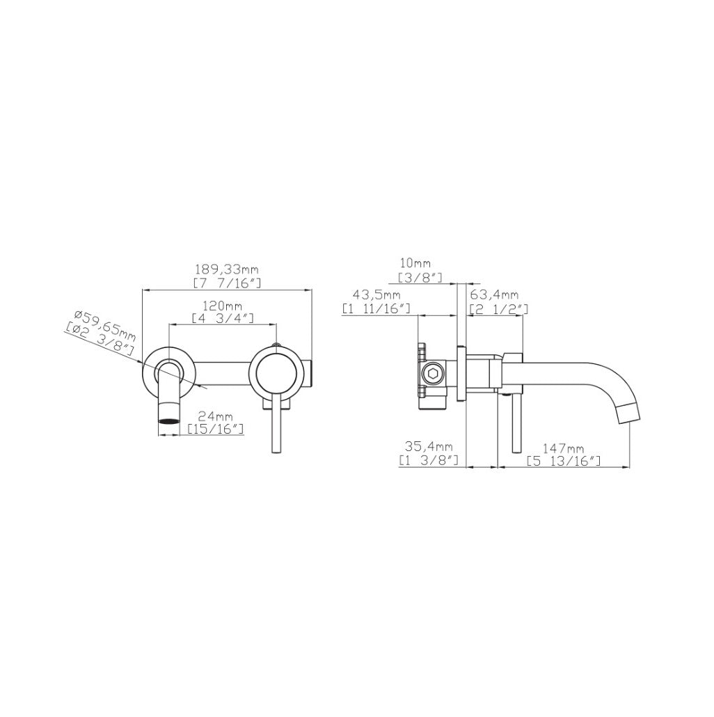 Artemis Oro Spazzolato 911-P mix lavabo da incasso