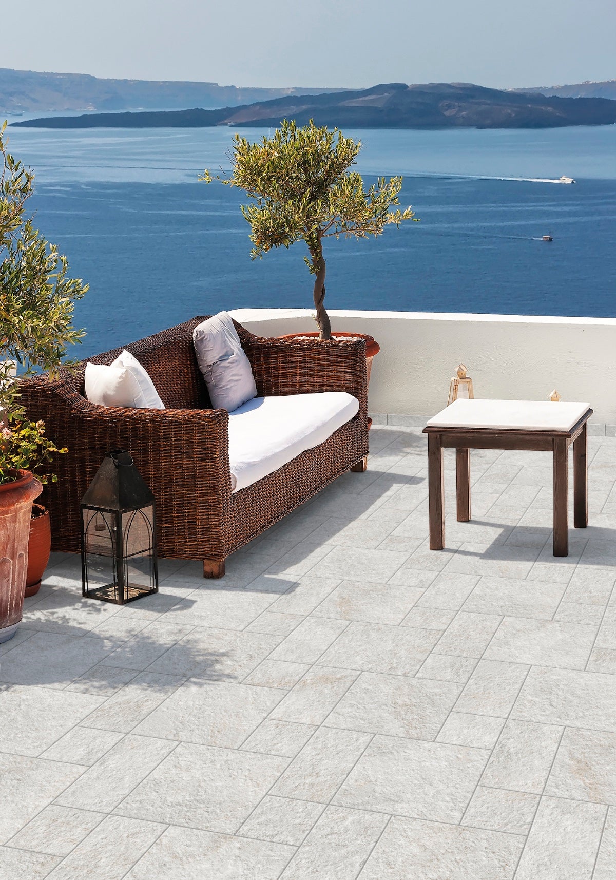 Saxum Bianco 30x30