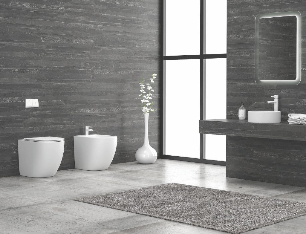Milos opaco bidet a terra LT2141C Bianco