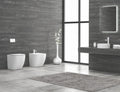 Milos opaco bidet a terra LT2141C Bianco