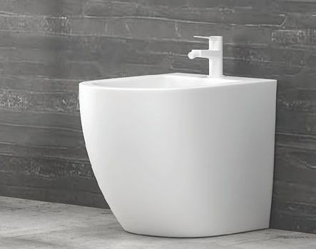 Milos opaco bidet a terra LT2141C Bianco