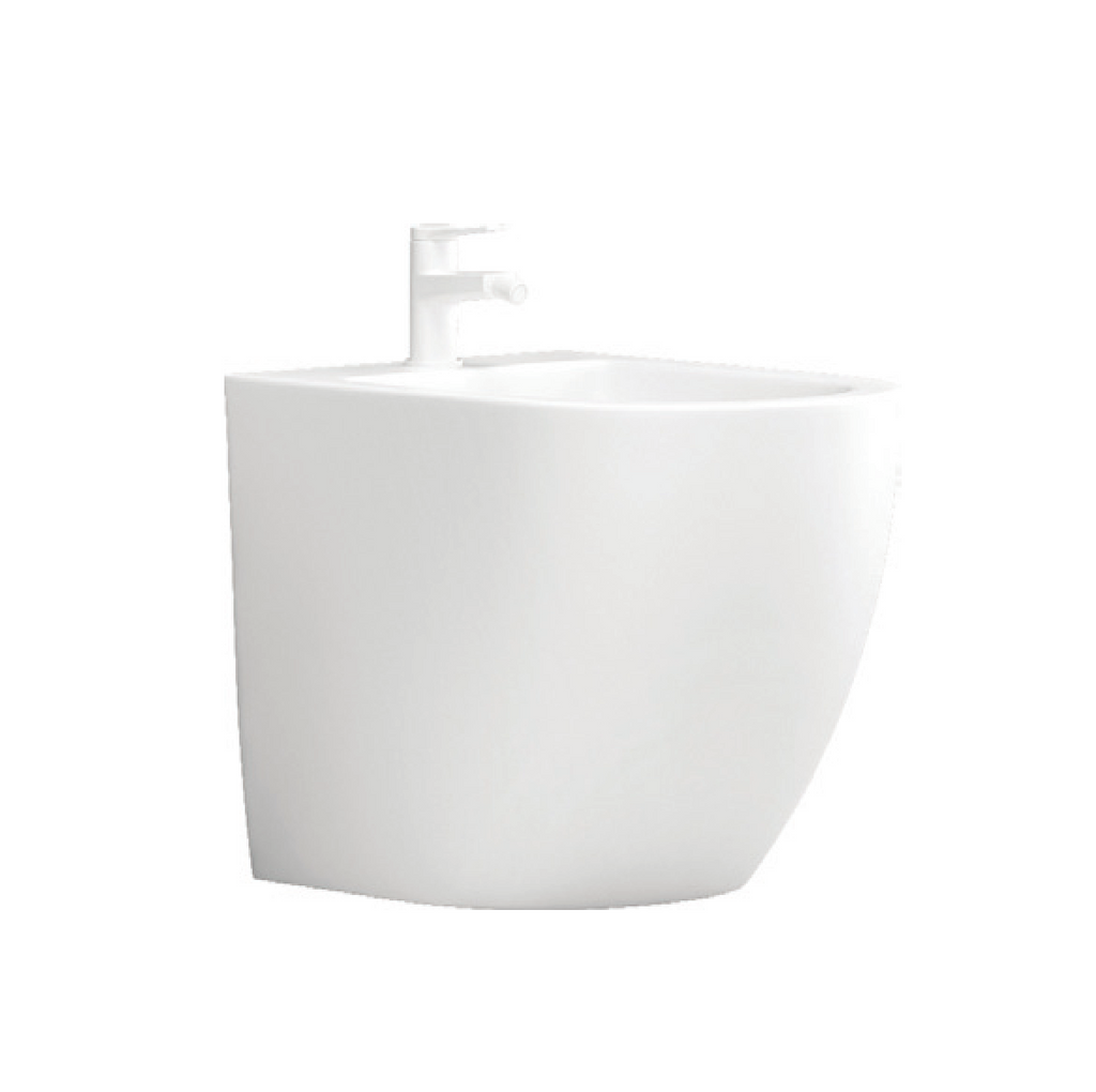 Milos opaco bidet a terra LT2141C Bianco