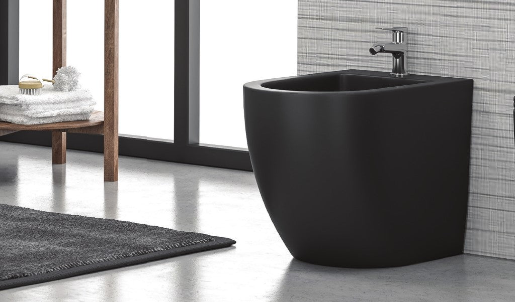 Milos opaco bidet a terra LT2141C Nero