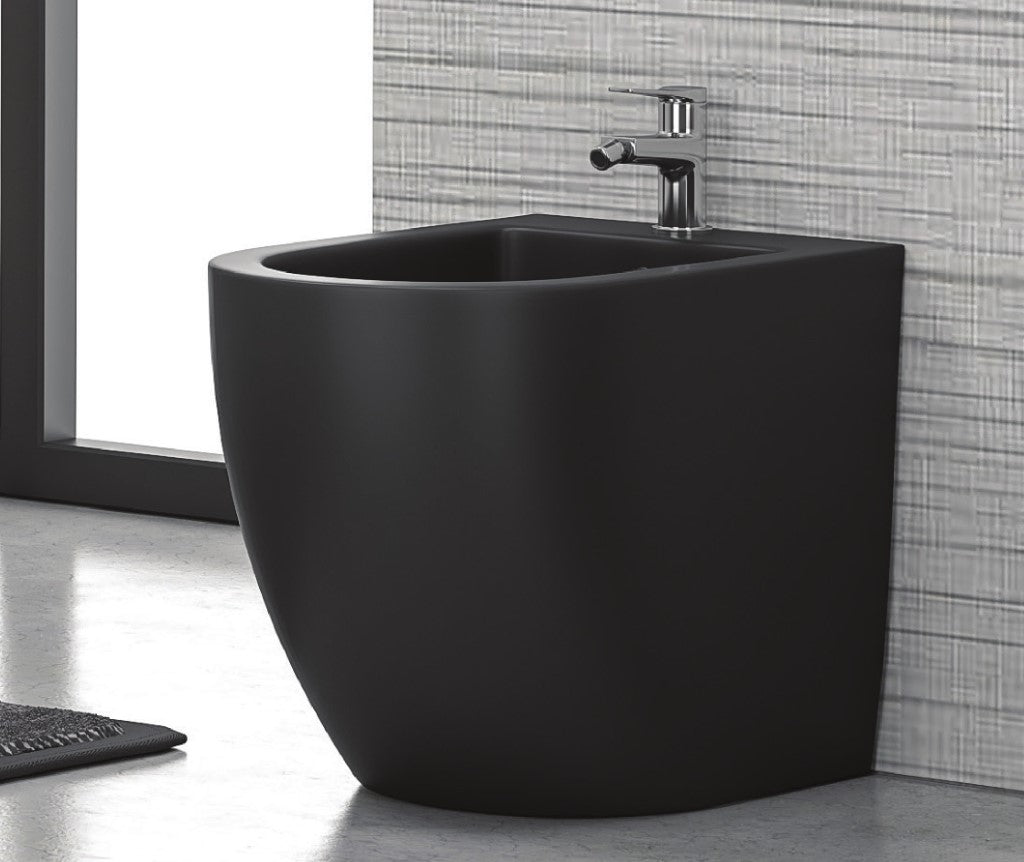 Milos opaco bidet a terra LT2141C Nero