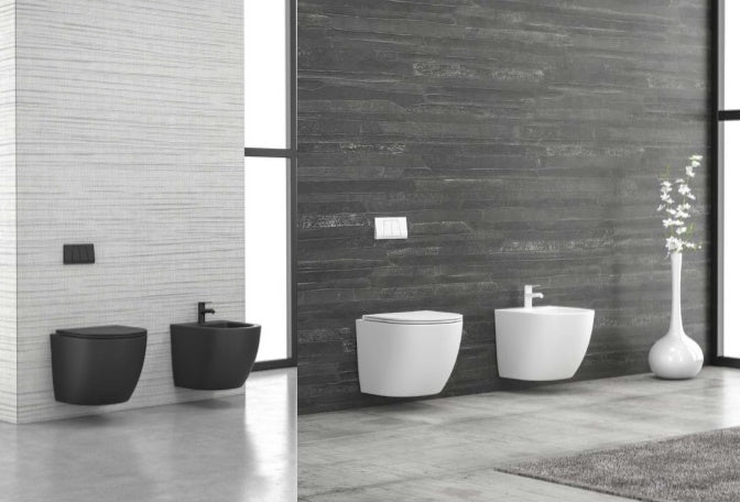 Milos opaco bidet sospeso LT046F Nero