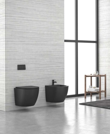 Milos opaco wc sospeso LT046E-NR Nero