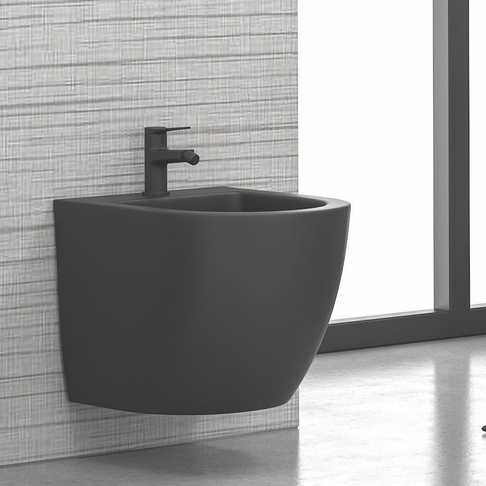 Milos opaco bidet sospeso LT046F Nero