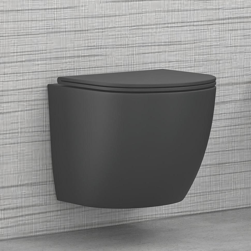Milos opaco wc sospeso LT046E-NR Nero