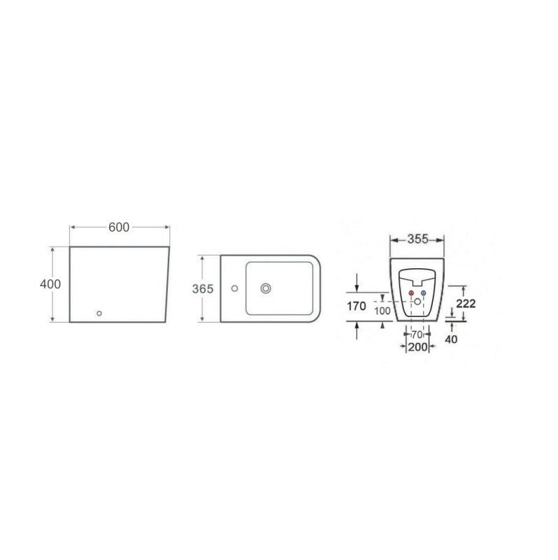 LT bidet a terra LT003C