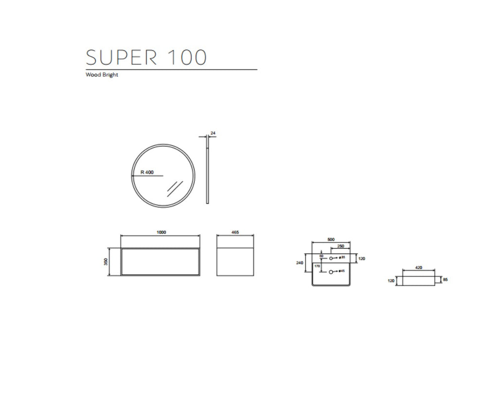 Super 100 Wood Bright