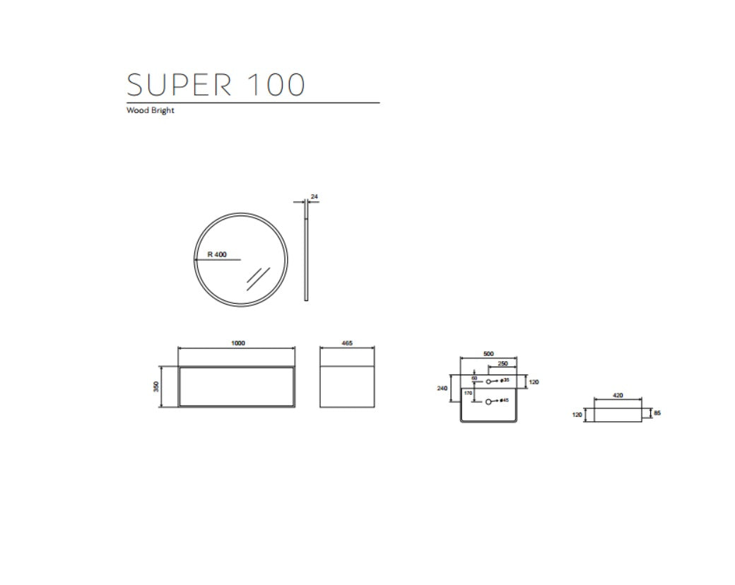Super 100 Wood Bright
