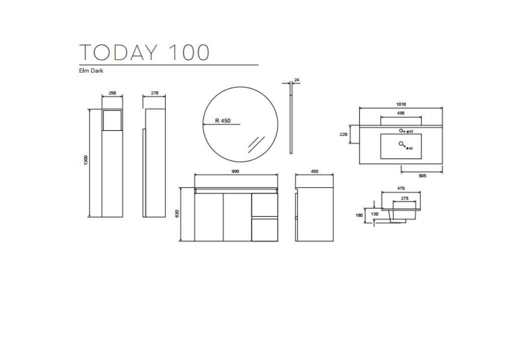 Today 100 Elm Dark